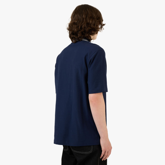 Palmes Panel Zip Polo / Navy