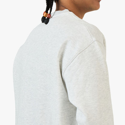 Patta Arc Logo Crewneck Sweater / Light Melange Grey