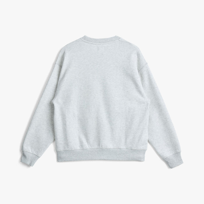 Patta Arc Logo Crewneck Sweater / Light Melange Grey