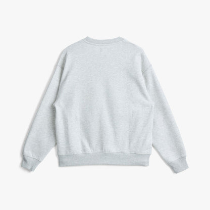 Patta Arc Logo Crewneck Sweater / Light Melange Grey