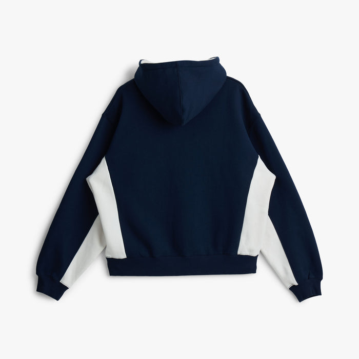 Patta Chenille Logo Hooded Sweater / Navy
