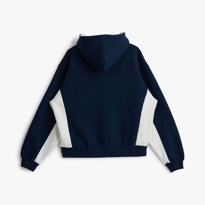 Patta Chenille Logo Hooded Sweater / Navy