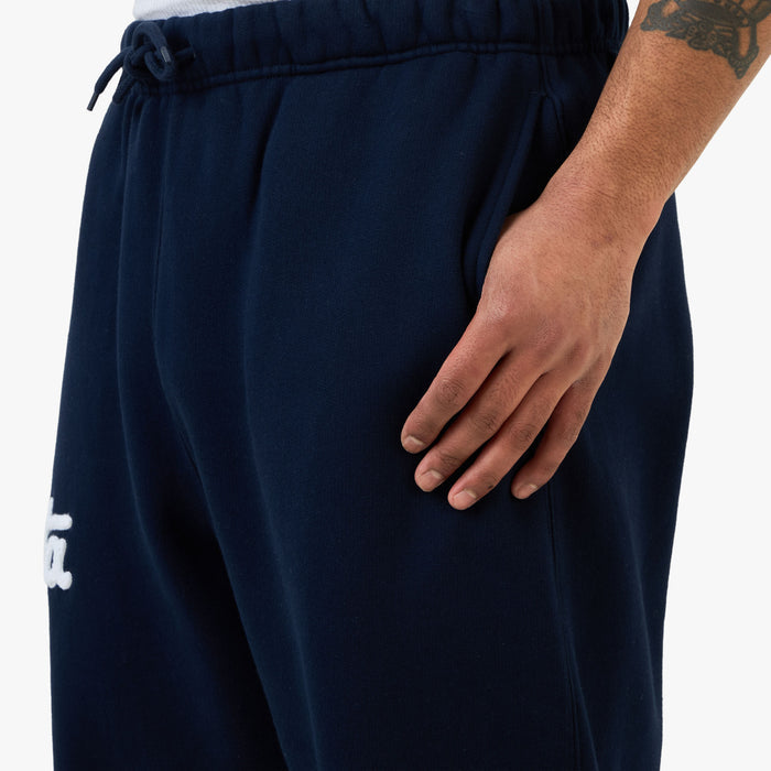 Patta Chenille Logo Jogging Pants / Navy
