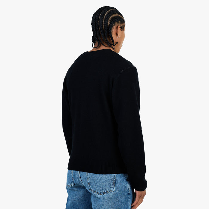 Patta Hearted Jumper / Black