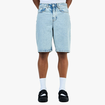 Patta Light Wash Denim Shorts / Light Blue Denim