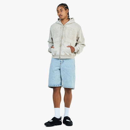 Patta Light Wash Denim Shorts / Light Blue Denim