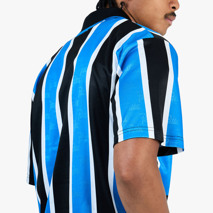 Patta Stripe Football Jersey / French Blue