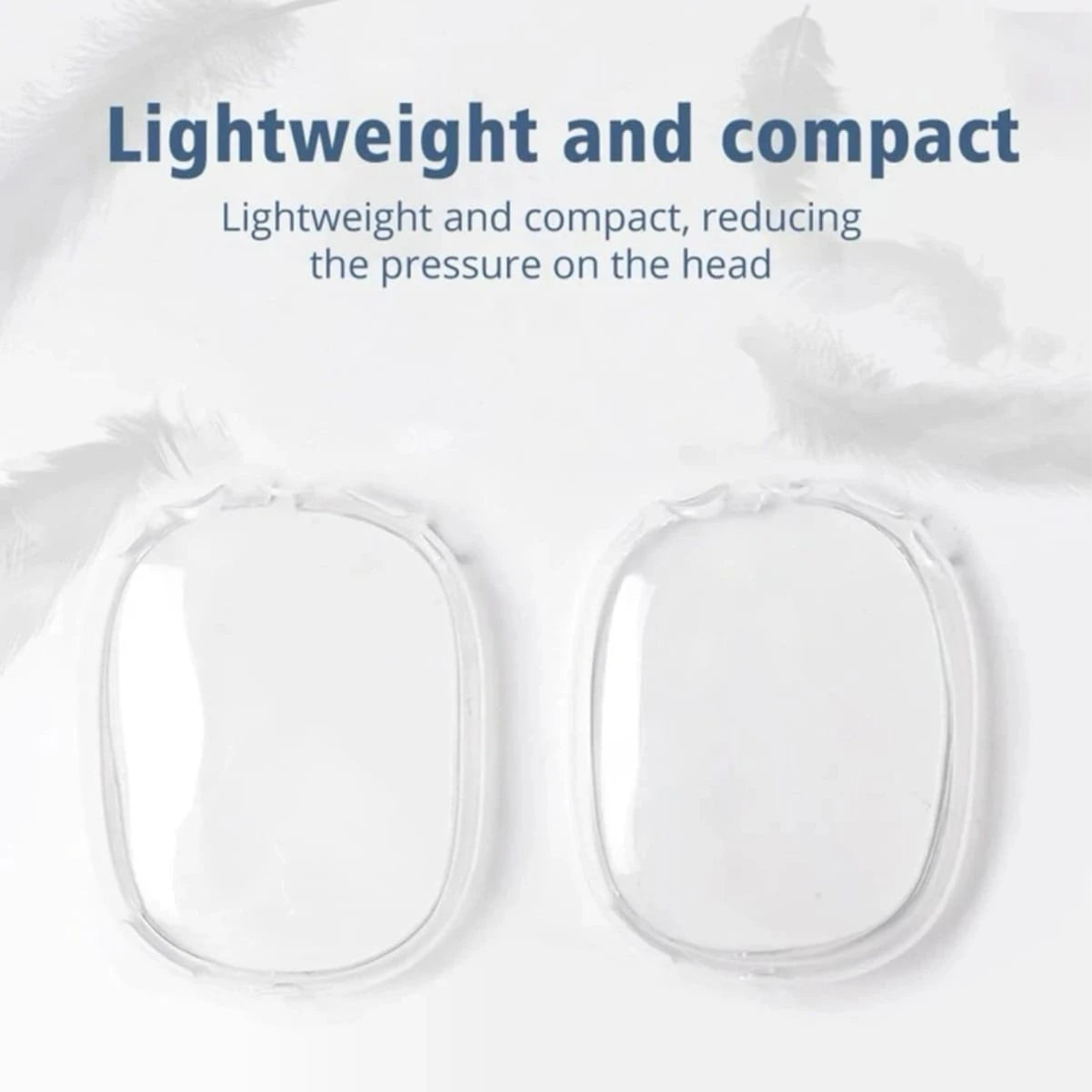 PC Transparent Earphone Protective Case, 1 Pair Anti-Slip Earphone Covers, Anti-Scratch Transparent Protective Case, Suitable For Max, TPU Wireless Shock-Proof Earphone Protective Case, Suitable For A