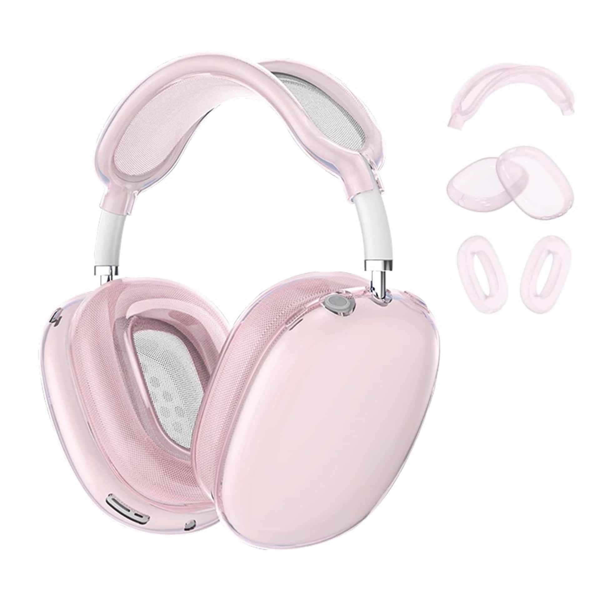 PC Transparent Earphone Protective Case, 1 Pair Anti-Slip Earphone Covers, Anti-Scratch Transparent Protective Case, Suitable For Max, TPU Wireless Shock-Proof Earphone Protective Case, Suitable For A