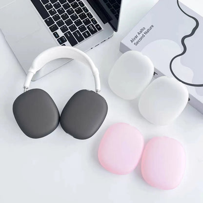 PC Transparent Earphone Protective Case, 1 Pair Anti-Slip Earphone Covers, Anti-Scratch Transparent Protective Case, Suitable For Max, TPU Wireless Shock-Proof Earphone Protective Case, Suitable For A