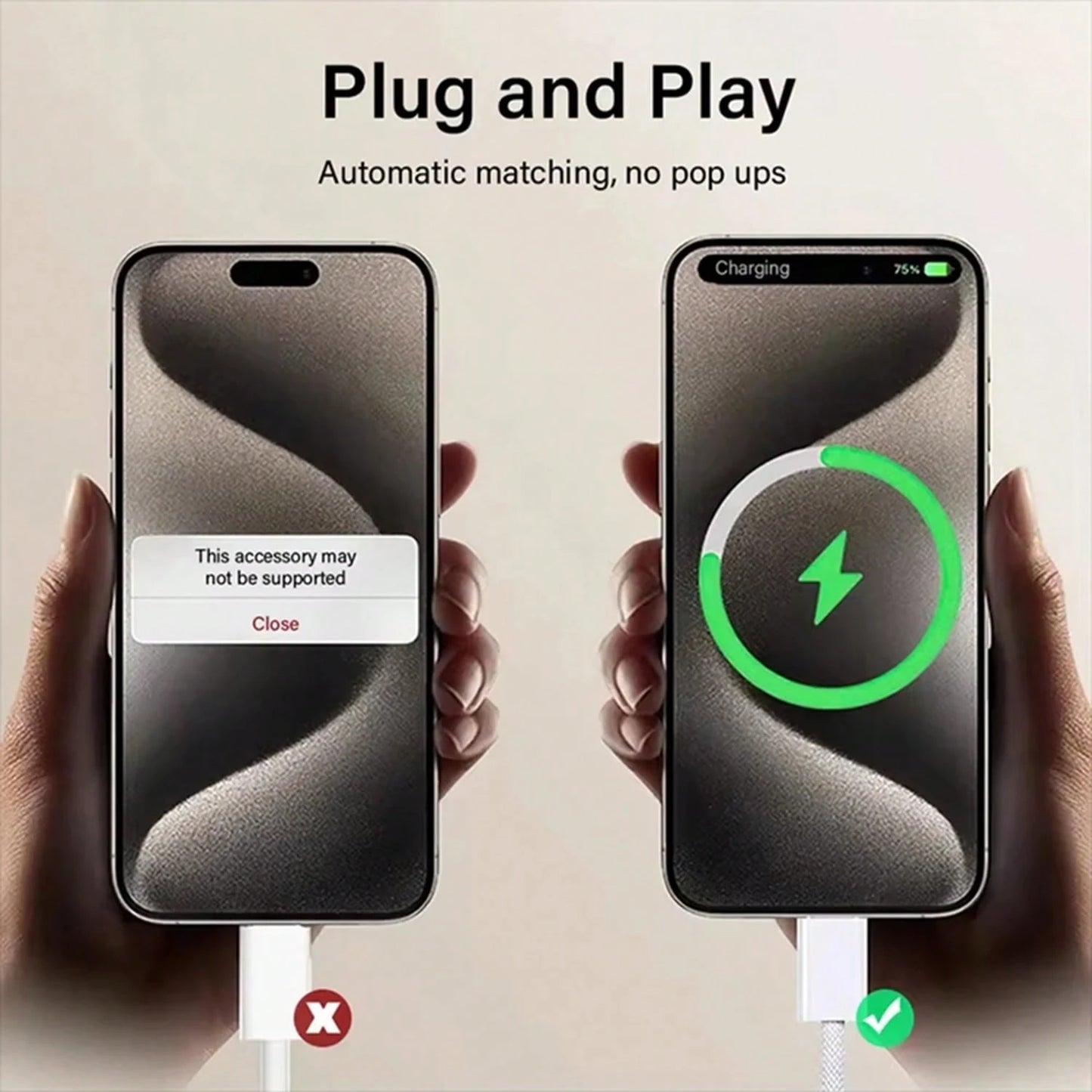PD 60W Dual USB C Fast Charging Cable For IPhone 17/16/15 Pro Max Plus ForSamsung POCO Type C To Type C Fast Charger Braided Cable Data Cable With Box