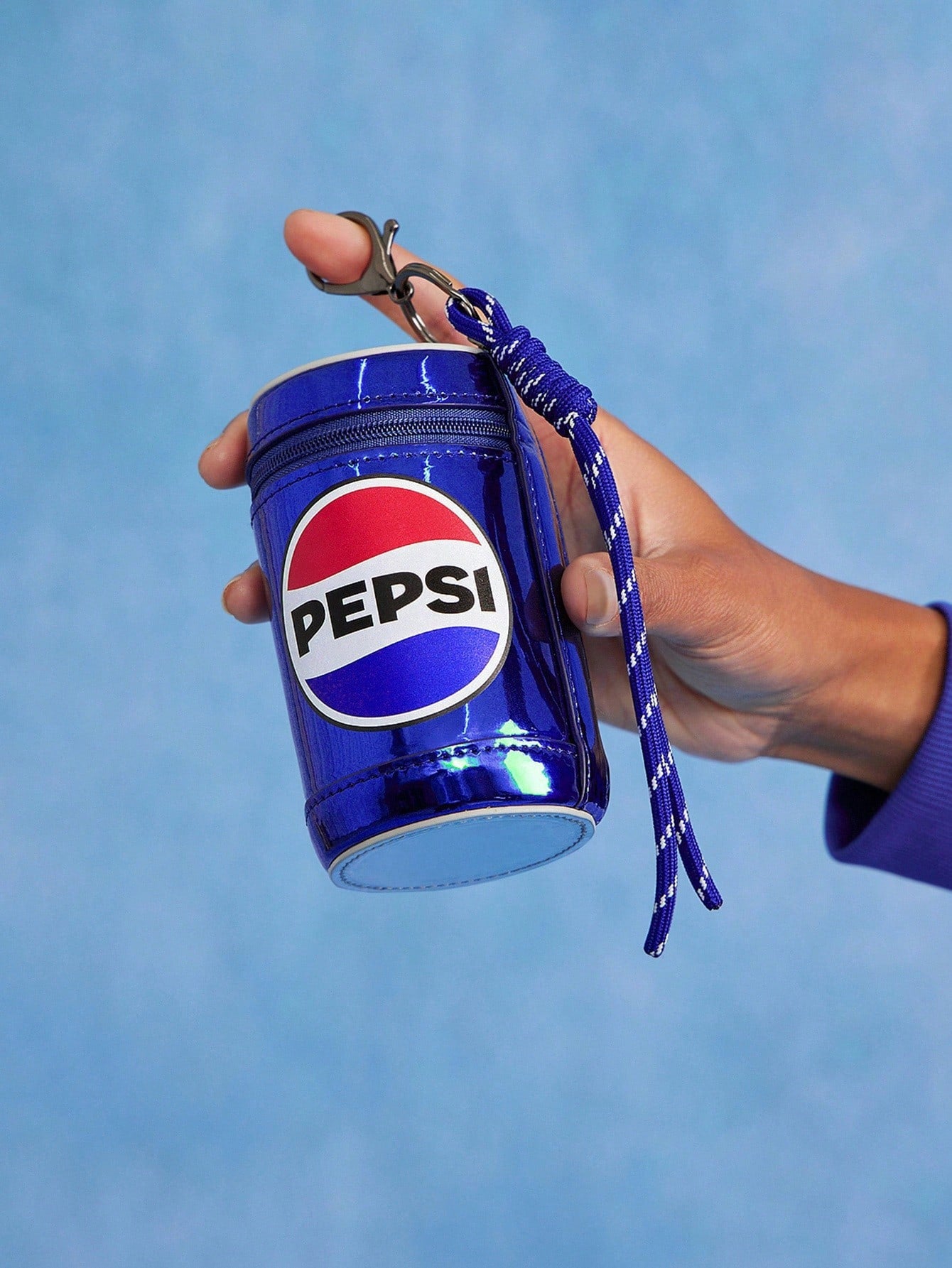 PEPSI X 1pc PU Leather Can Shaped Coin Purse, Can Store Daily Small Items, Coins, Lipstick, Can Be Hung On Bags, Suitable For Commuting, Study, Travel, Suitable For Men, Women, Students, Friends