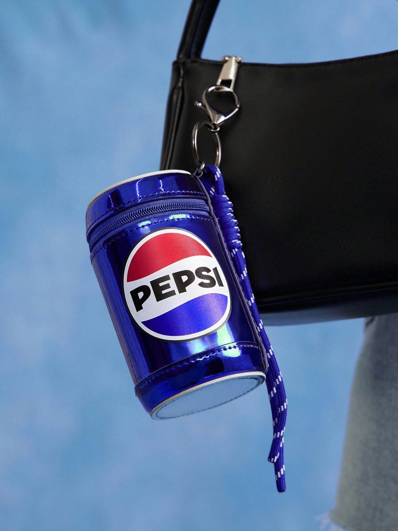 PEPSI X 1pc PU Leather Can Shaped Coin Purse, Can Store Daily Small Items, Coins, Lipstick, Can Be Hung On Bags, Suitable For Commuting, Study, Travel, Suitable For Men, Women, Students, Friends
