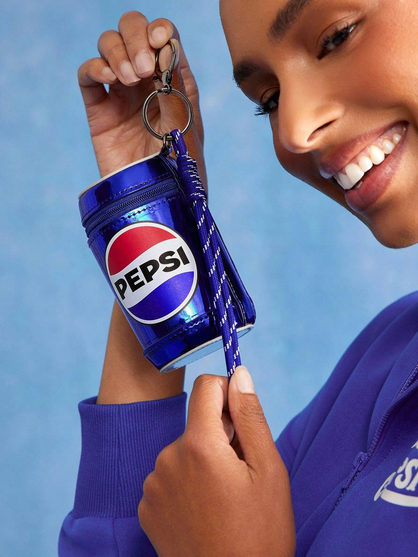 PEPSI X 1pc PU Leather Can Shaped Coin Purse, Can Store Daily Small Items, Coins, Lipstick, Can Be Hung On Bags, Suitable For Commuting, Study, Travel, Suitable For Men, Women, Students, Friends