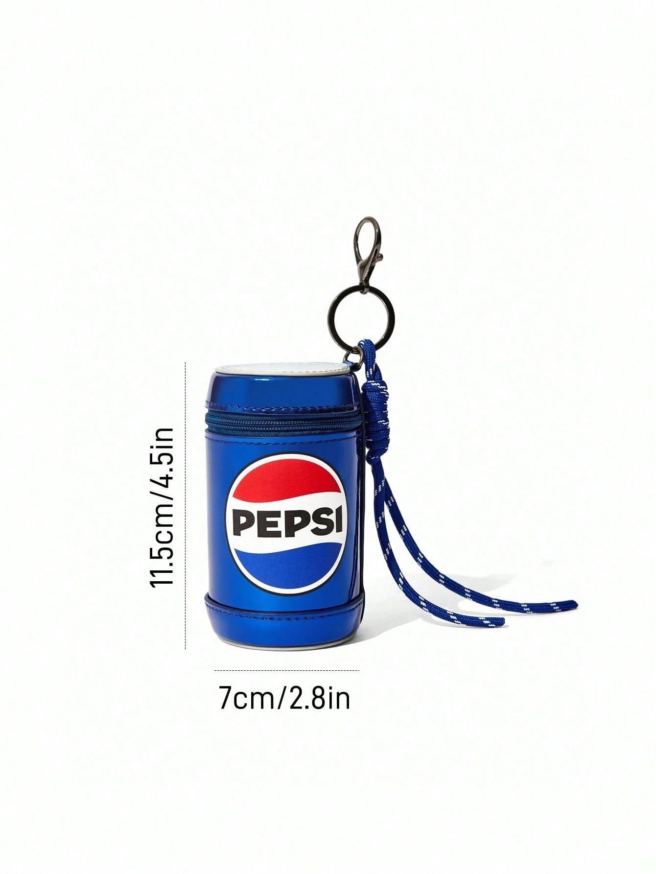 PEPSI X 1pc PU Leather Can Shaped Coin Purse, Can Store Daily Small Items, Coins, Lipstick, Can Be Hung On Bags, Suitable For Commuting, Study, Travel, Suitable For Men, Women, Students, Friends
