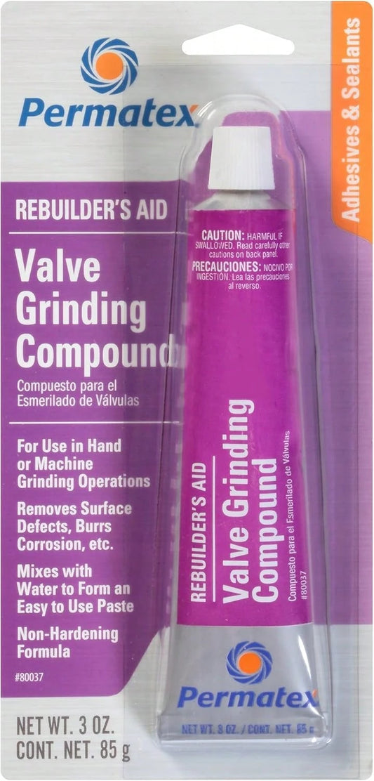 Permatex 80037 Valve Grinding Compound, 3 Oz., White