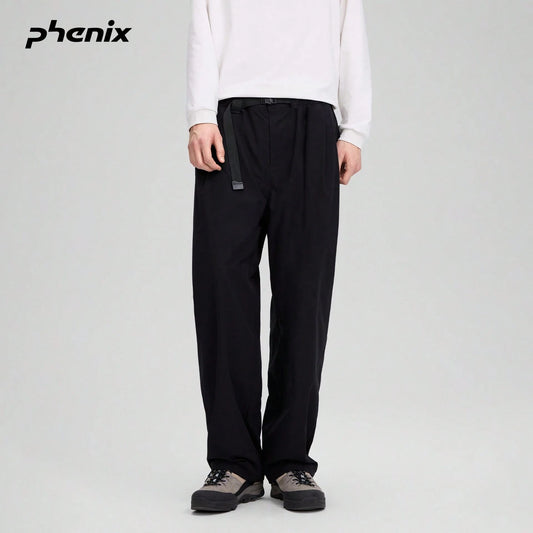 +Phenix Phoenix Outdoor Woven Long Pants Men Adjustable Leg Sports Casual Loose Black Pants