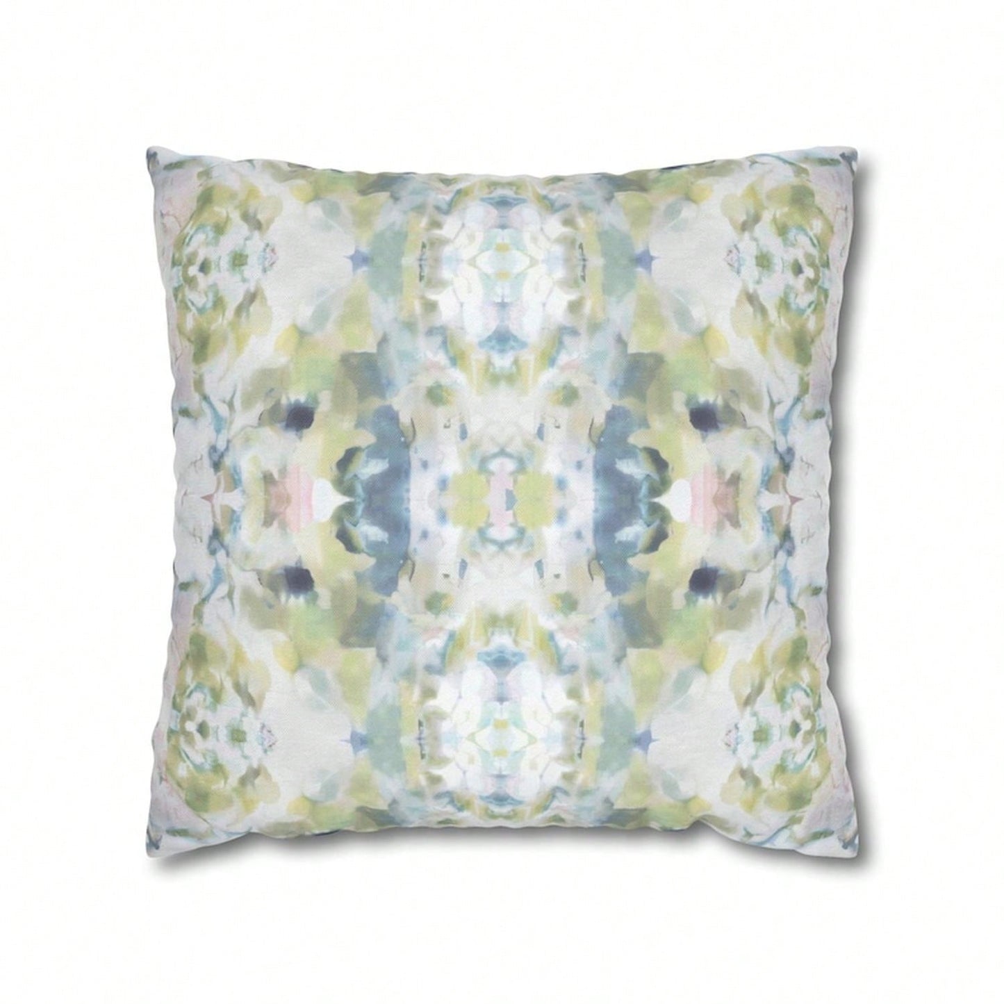 [Pillow Cover]Mirrored Art TH1Row Pillow Cover Blue Sage Green Watercolor Pillow C1Ase Abstract Art Home DE1cor College Gi Bedroom Impressionist Modern.1PC Pillow Cover, You Can Lean Against It When Y