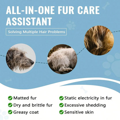 Pjordo 10 Fl Oz Dog Detangler Grooming Spray- Leave-In Conditioner For Dematting, Shedding Control & Itch Relief| Deodorizes & Reduces Tangles, Suitable For All Coat Types