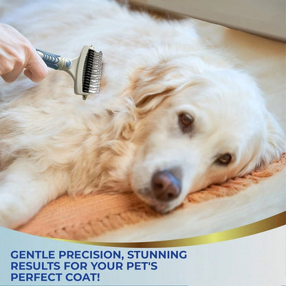 Planet Pet Pet Grooming Brush- Double-Sided, Extra-Wide, Suitable For Cats And Dogs- Removes Undercoat Hair, Reducing Shedding By 95%- Undercoat Grooming Tool For Dogs| Hair Removal And Hair Rem