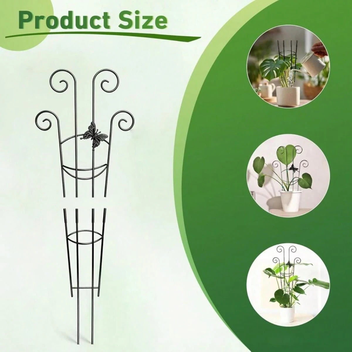 Plant Climbing Trellis, Butterfly Decor, Rust-Proof Plastic Plant Support, Suitable For Potted Vines And Flowers, Indoor And Outdoor Garden Supplies, Summer Essential, Back To School, Graduation Seaso