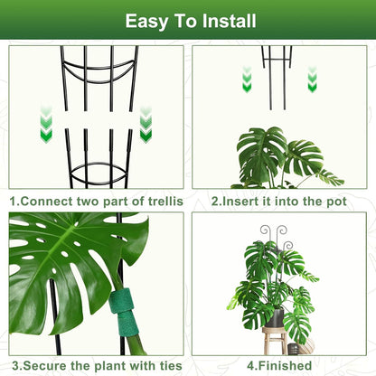 Plant Climbing Trellis, Butterfly Decor, Rust-Proof Plastic Plant Support, Suitable For Potted Vines And Flowers, Indoor And Outdoor Garden Supplies, Summer Essential, Back To School, Graduation Seaso