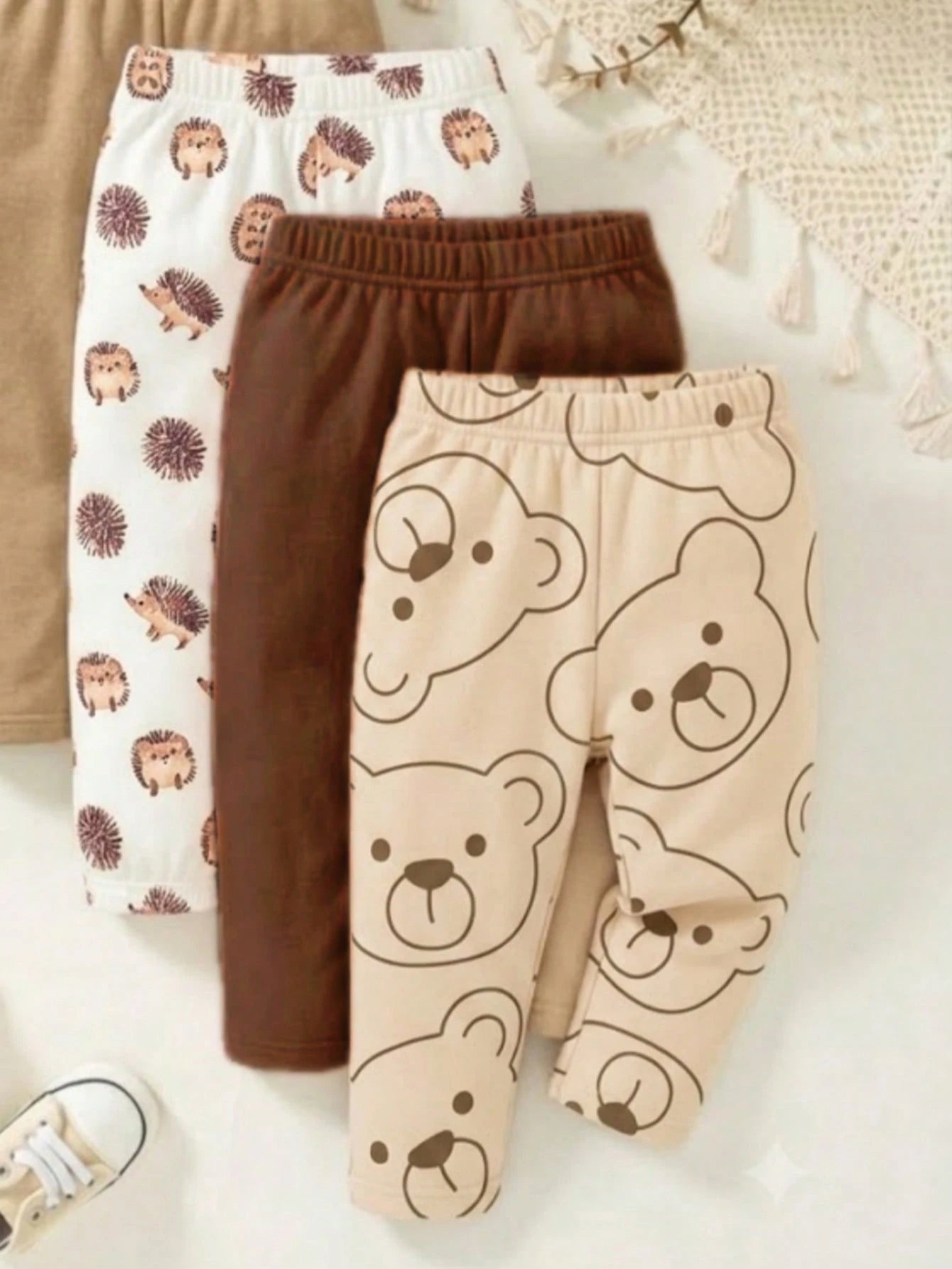 Playful Pals 2 Random Sets From 5 Designs,Baby Boys New Fashion Comfortable Simple Soft Casual Long Pants, Baby Boy Pants Set
