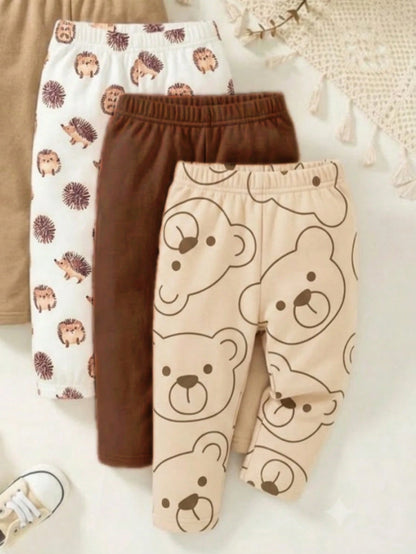 Playful Pals 2 Random Sets From 5 Designs,Baby Boys New Fashion Comfortable Simple Soft Casual Long Pants, Baby Boy Pants Set