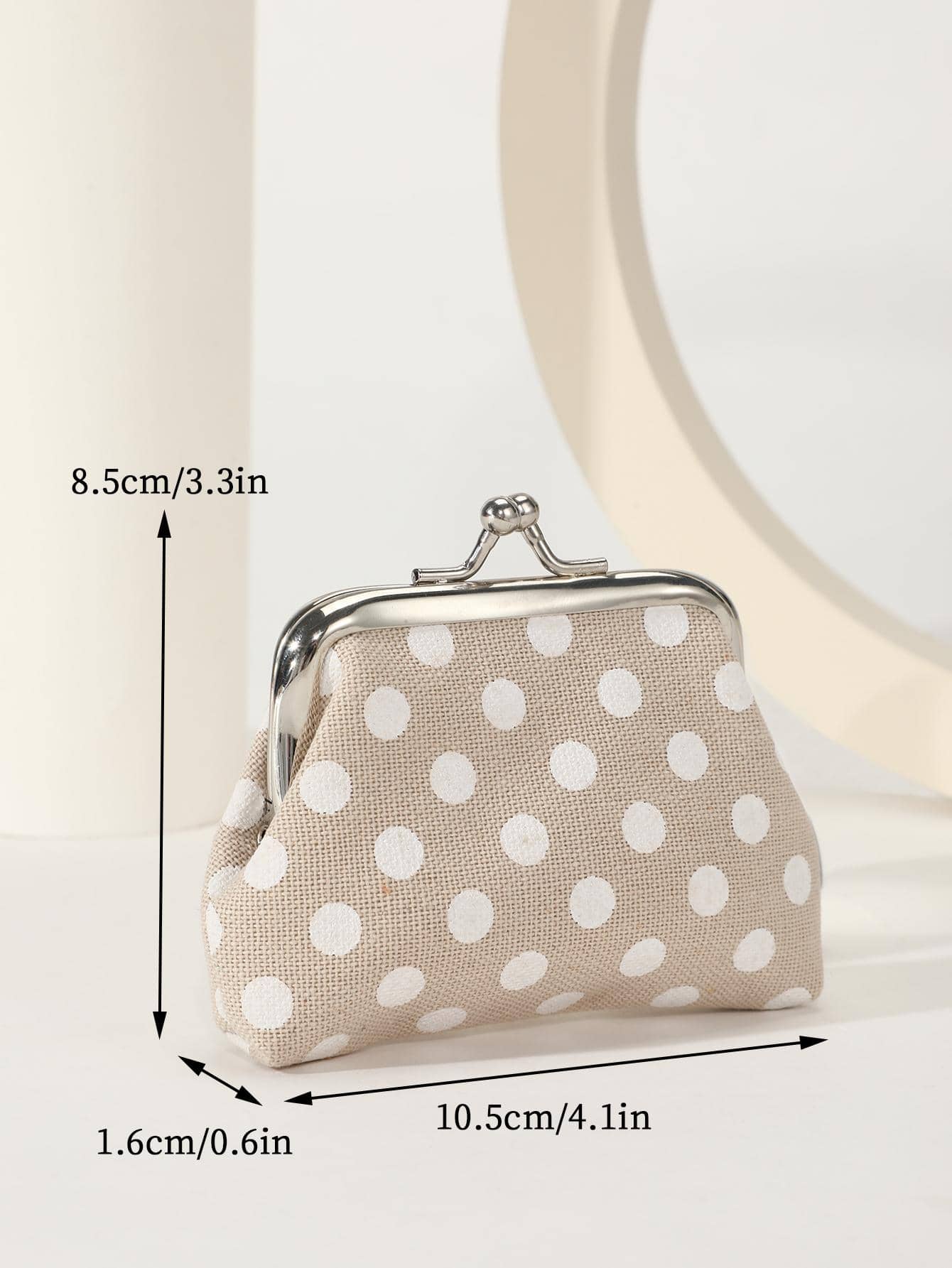 Polka Dot Pattern Women's Fashion Versatile Lightweight Wallet, Suitable For Anniversary, Birthday And Other Occasions, Also Suitable As A Gift For White-Collar Workers, Unisex, Mini Wallet, Coin Purs