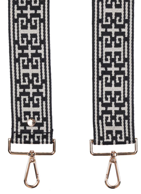 Pom Pom Strap Black Grecian