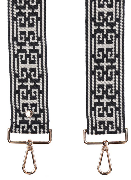 Pom Pom Strap Black Grecian