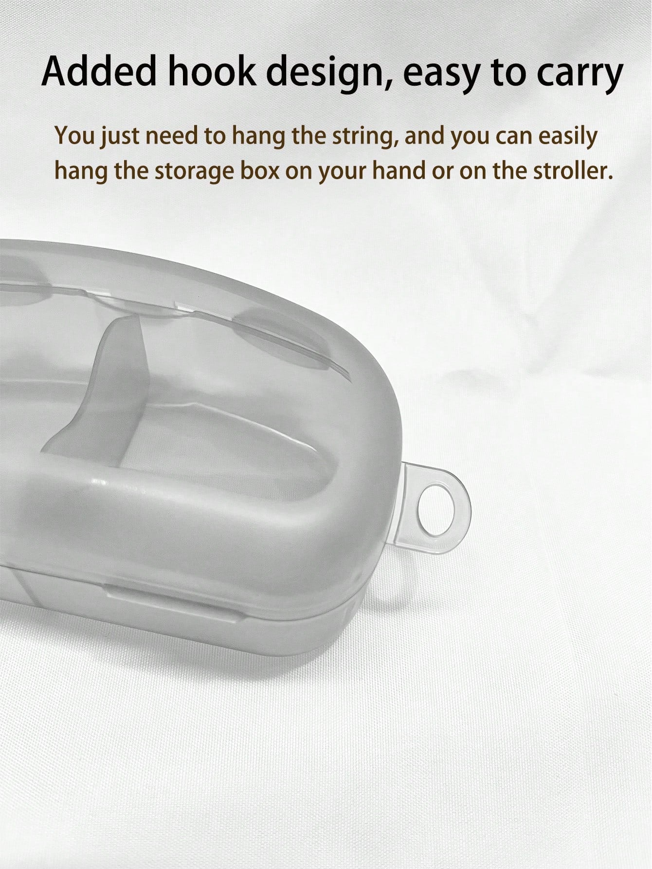 Portable Baby Pacifier Storage Box, Can Hold 2 Pacifiers For Replacement, Baby Pacifier Storage Box, Travel Pacifier Box