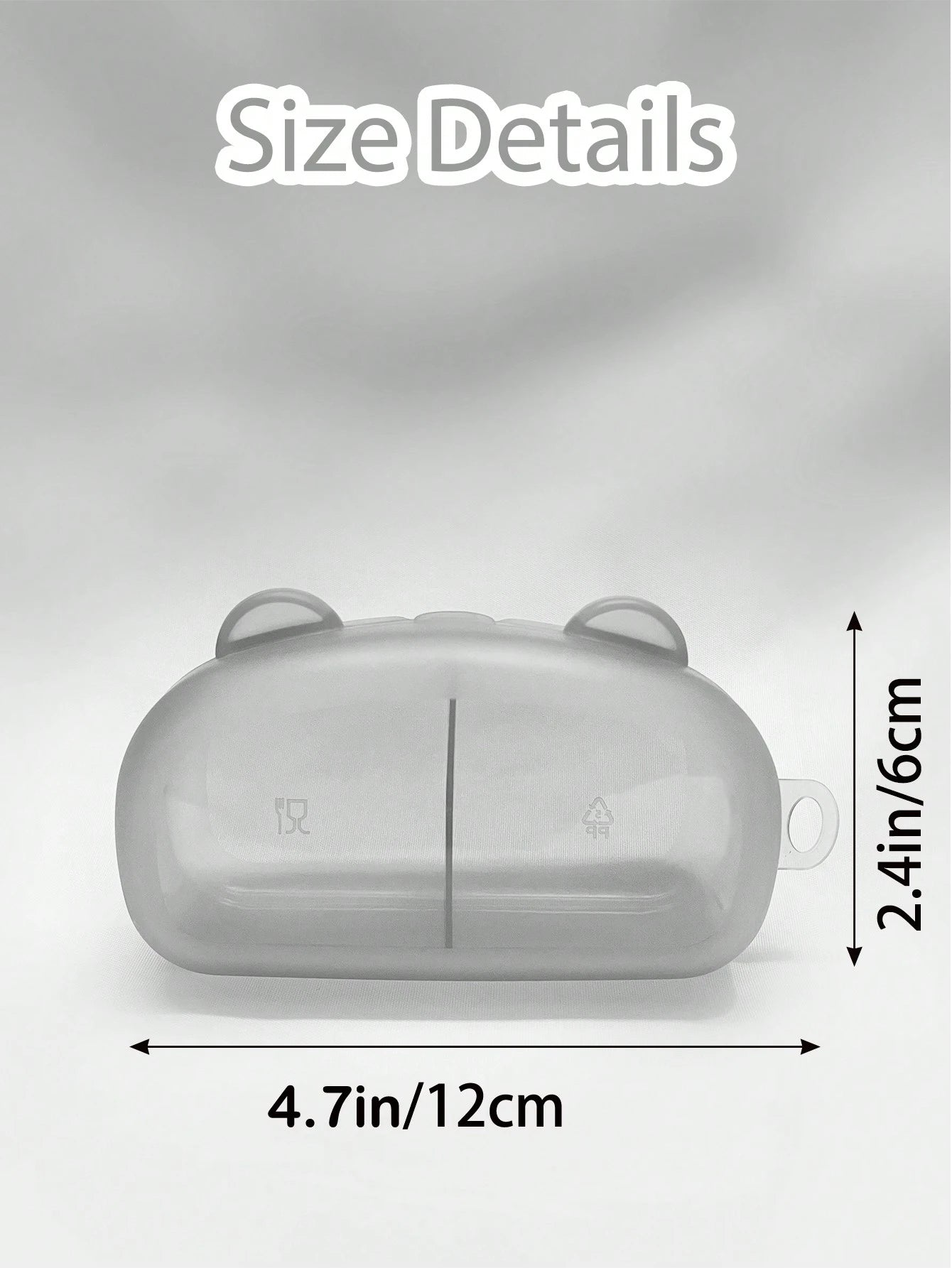 Portable Baby Pacifier Storage Box, Can Hold 2 Pacifiers For Replacement, Baby Pacifier Storage Box, Travel Pacifier Box