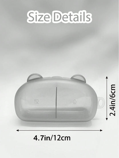 Portable Baby Pacifier Storage Box, Can Hold 2 Pacifiers For Replacement, Baby Pacifier Storage Box, Travel Pacifier Box