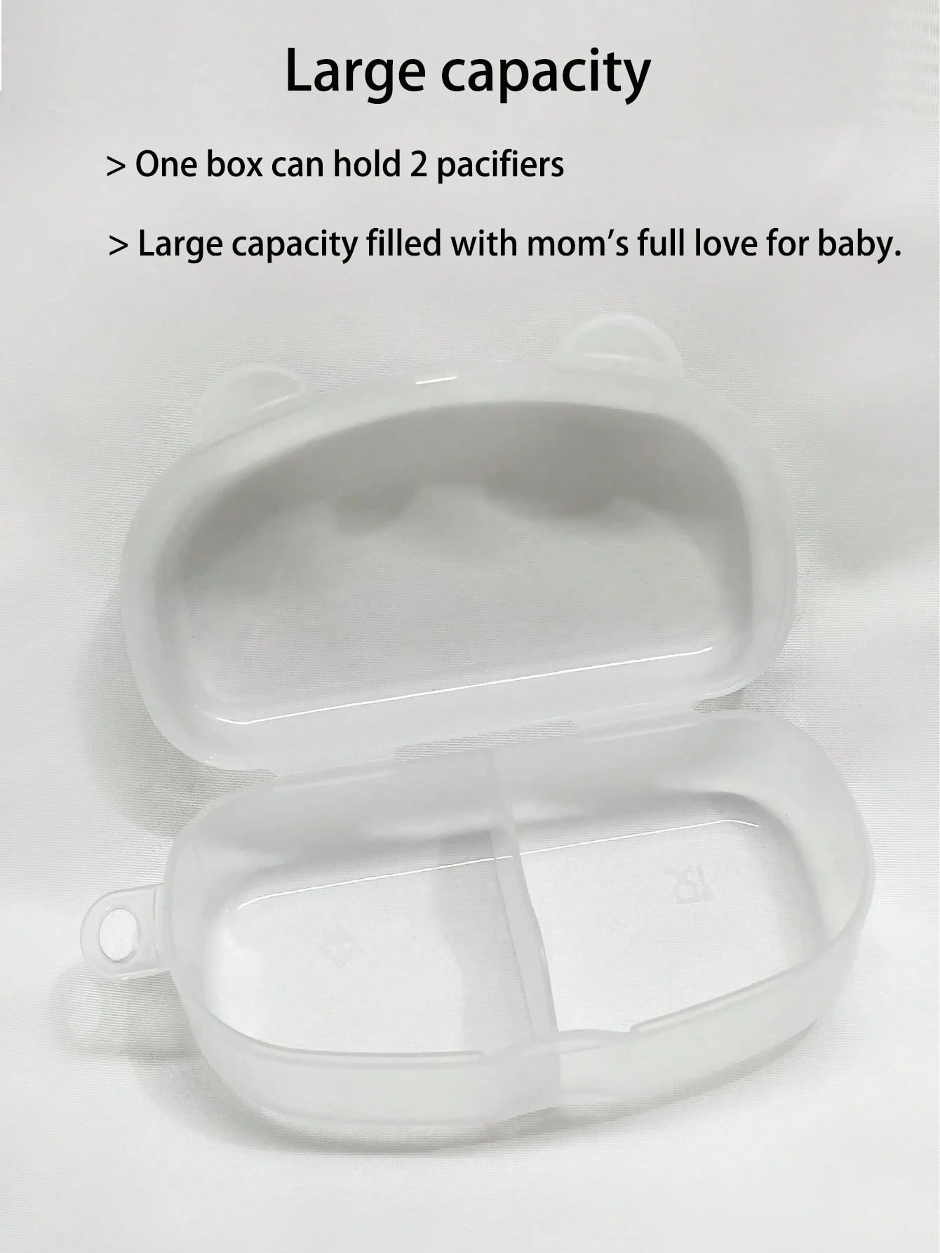 Portable Baby Pacifier Storage Box, Can Hold 2 Pacifiers For Replacement, Baby Pacifier Storage Box, Travel Pacifier Box