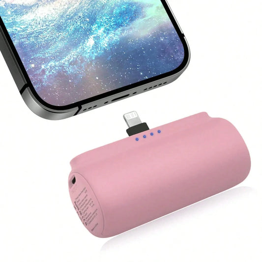 Portable Charger, Small 5500mAh 18W PD Fast Charging Power Bank With External Battery Pack, Mini Travel Charger Compatible With IPhone 14, 13, 12, 11, Pro, Max, XS, XR,, And- Green