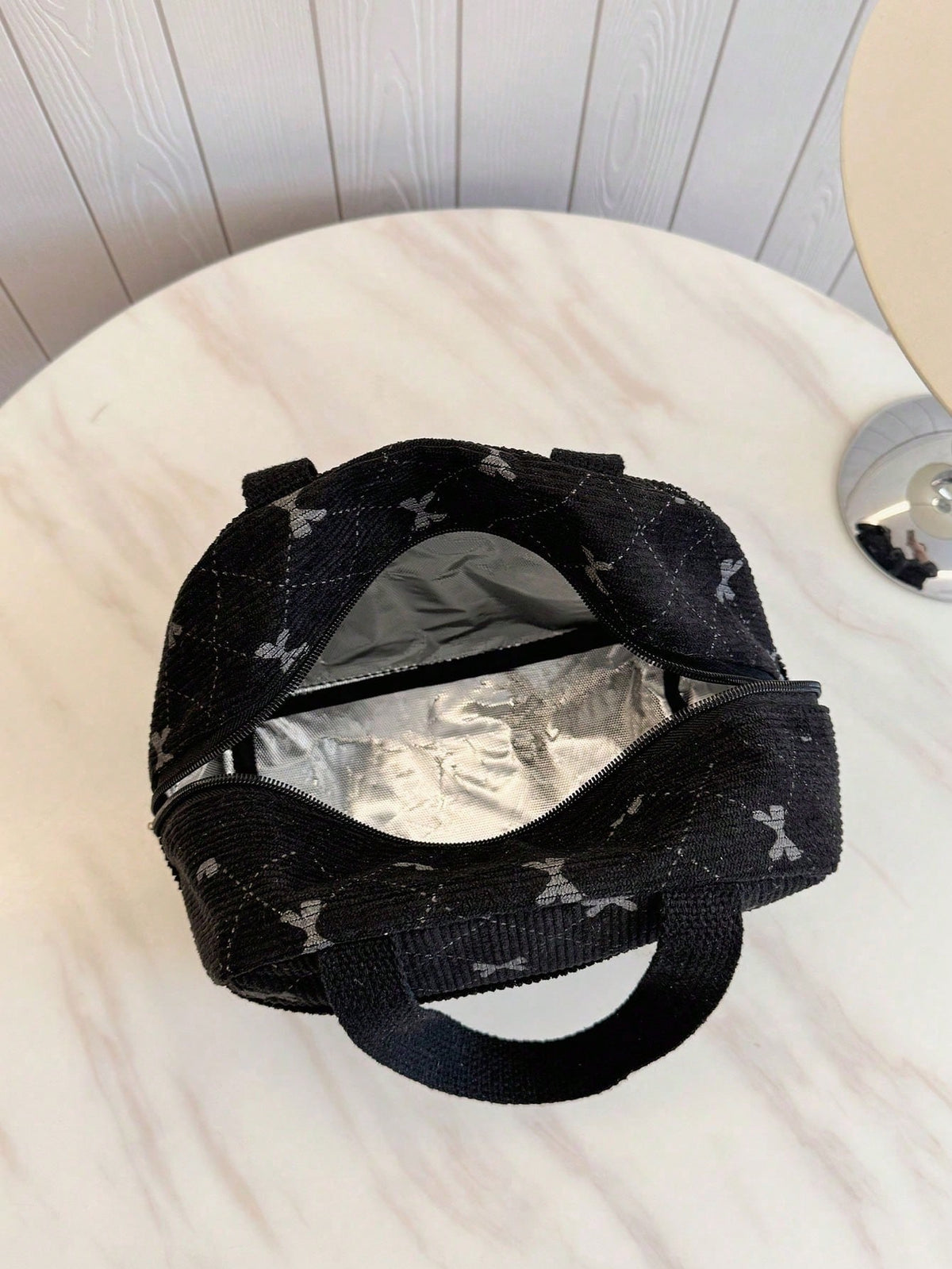 Portable Insulated Lunch Bag; Cute Thick Lunch Fruit Bag Suitable For Students; Bow Pattern Lunch Bag. Large Capacity Lunch Box Cooler Bag, Unisex, Suitable For Picnics, School, Women's Gifts, Camping