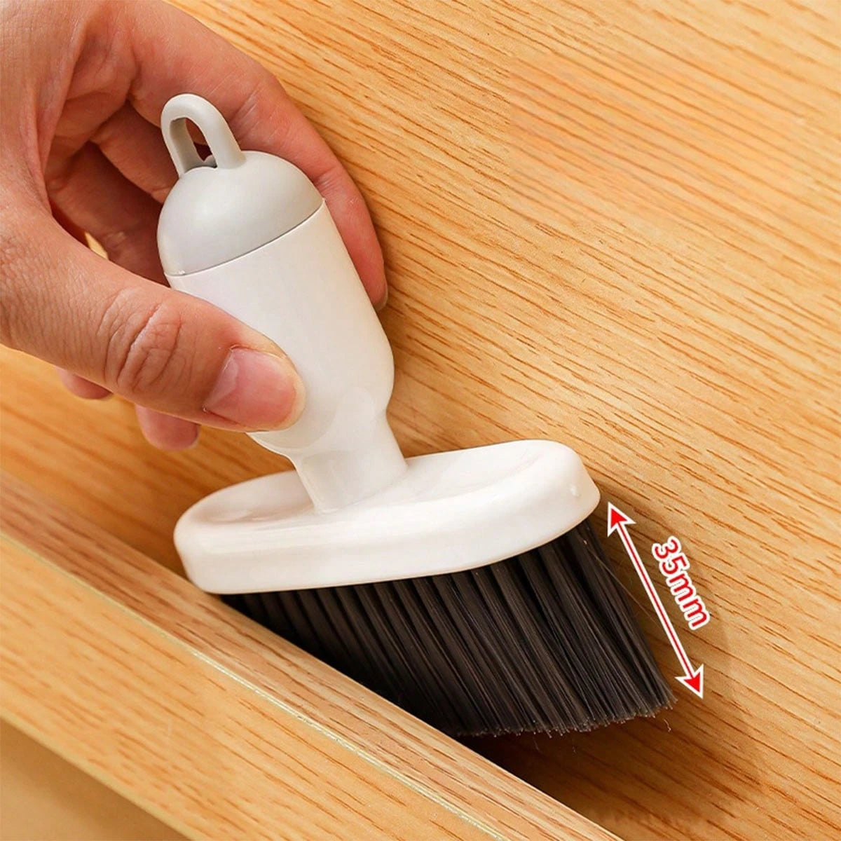 Portable Multi-Function Keyboard Cleaning Brush With Detachable Small Brush Head, Suitable For Cleaning Window Sill Crevices And Eliminating Cleaning Blind Spots