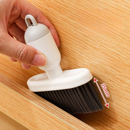 Portable Multi-Function Keyboard Cleaning Brush With Detachable Small Brush Head, Suitable For Cleaning Window Sill Crevices And Eliminating Cleaning Blind Spots