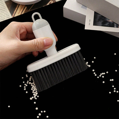 Portable Multi-Function Keyboard Cleaning Brush With Detachable Small Brush Head, Suitable For Cleaning Window Sill Crevices And Eliminating Cleaning Blind Spots