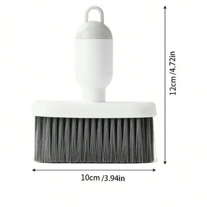 Portable Multi-Function Keyboard Cleaning Brush With Detachable Small Brush Head, Suitable For Cleaning Window Sill Crevices And Eliminating Cleaning Blind Spots