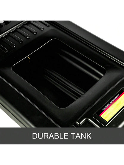 Portable Oil Drain Pan Oil Drain Tank, 57-95L Low Profile Oil Drain Pan, Large Capacity Oil Change Pan, Foldable Hand, With Pump, Hose, Swivel Casters Wheels For Car, SUV, Trucks Oil Draining
