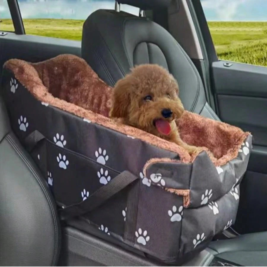 Portable Pet Carrier Dog Car Seat For Small Medium Dogs,Detachable Washable Travel Safety Pet Booster Seat, Comfy Ultra Soft And Multifunctional Car Travel Bed