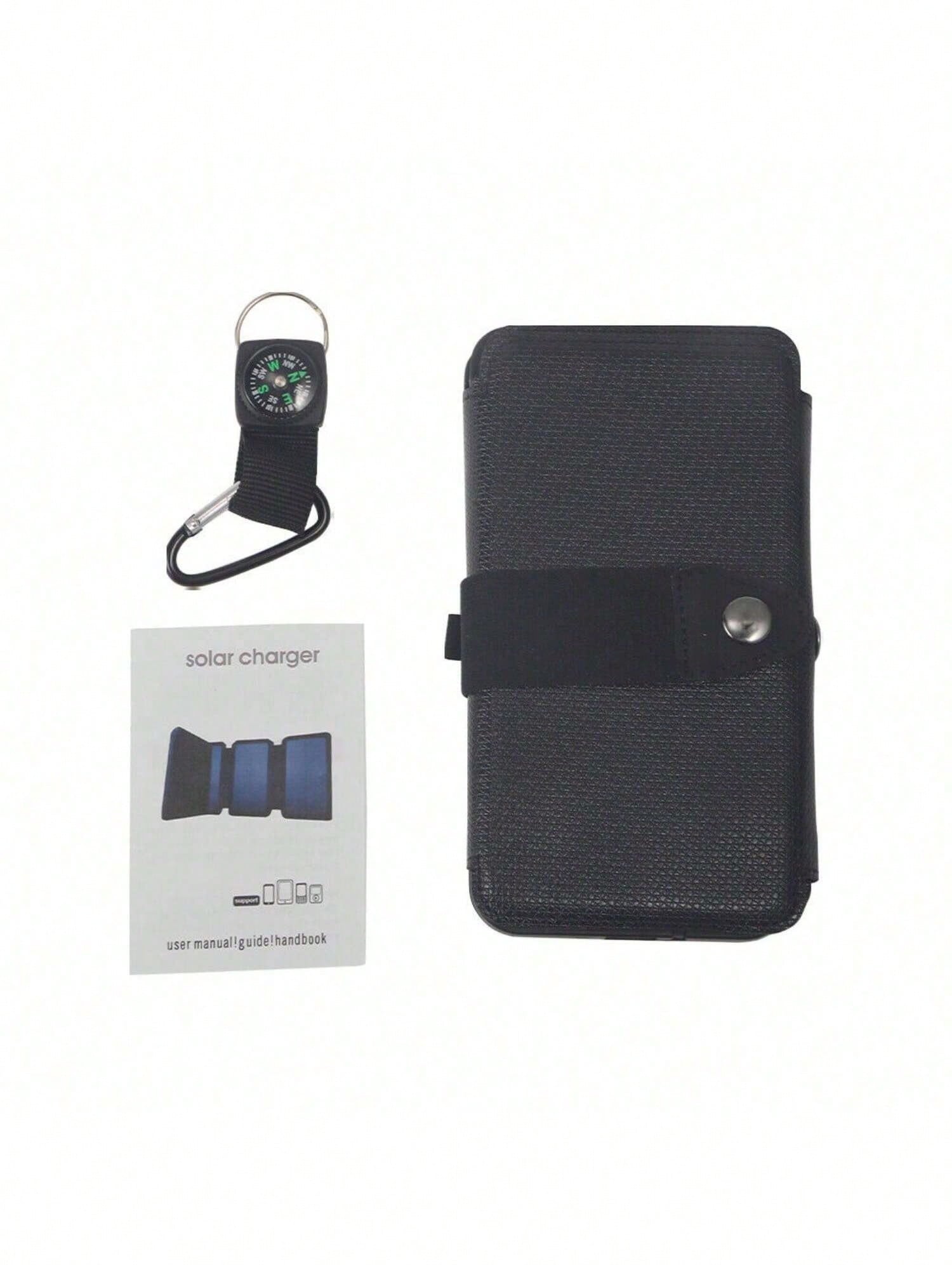 Portable Solar Panel, Foldable Solar Charger Portable Solar Power Bank Mobile Phone Charger Panel Waterproof Camping