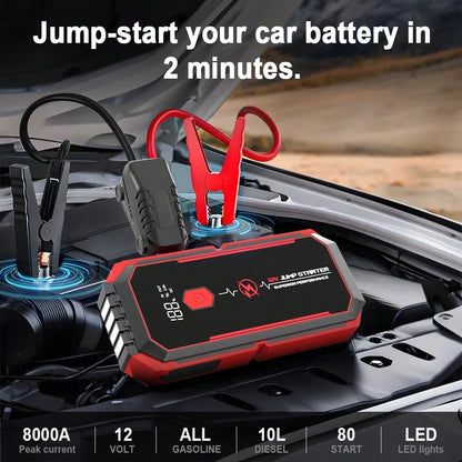 Portable Tire Inflator Air Compressor, Quick Wireless Air Pump, With Digital Display Screen, LED Light, USB Charging, Includes Multi-Function Nozzle Adapter, Lithium Battery, Suitable For Car, Motorcy