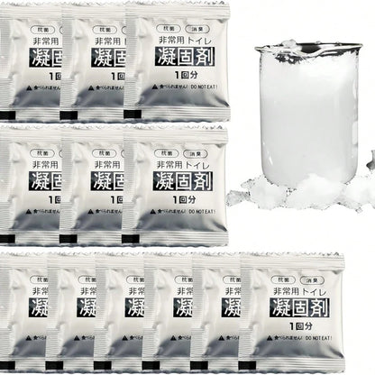 Portable Toilet Gel Packs And Camping Toilet Bags- Odorless, Leak-Proof, Suitable For Camping, Hiking, And Outdoor Adventures- Ideal For Potty Liners And Portable Toilet Solidifiers