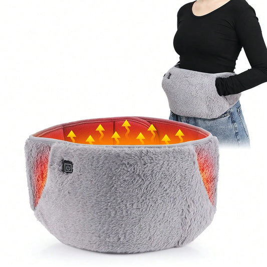 Portable Uterus Warming Belt, USB Plug-In Electric Waist Warmer, Can Warm Hands, 3 Temperature Settings, Fast Heating, Machine Washable, Suitable For Women's Special Period, Perfect Gift. Crystal Velv