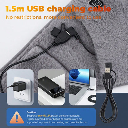 Portable Uterus Warming Belt, USB Plug-In Electric Waist Warmer, Can Warm Hands, 3 Temperature Settings, Fast Heating, Machine Washable, Suitable For Women's Special Period, Perfect Gift. Crystal Velv