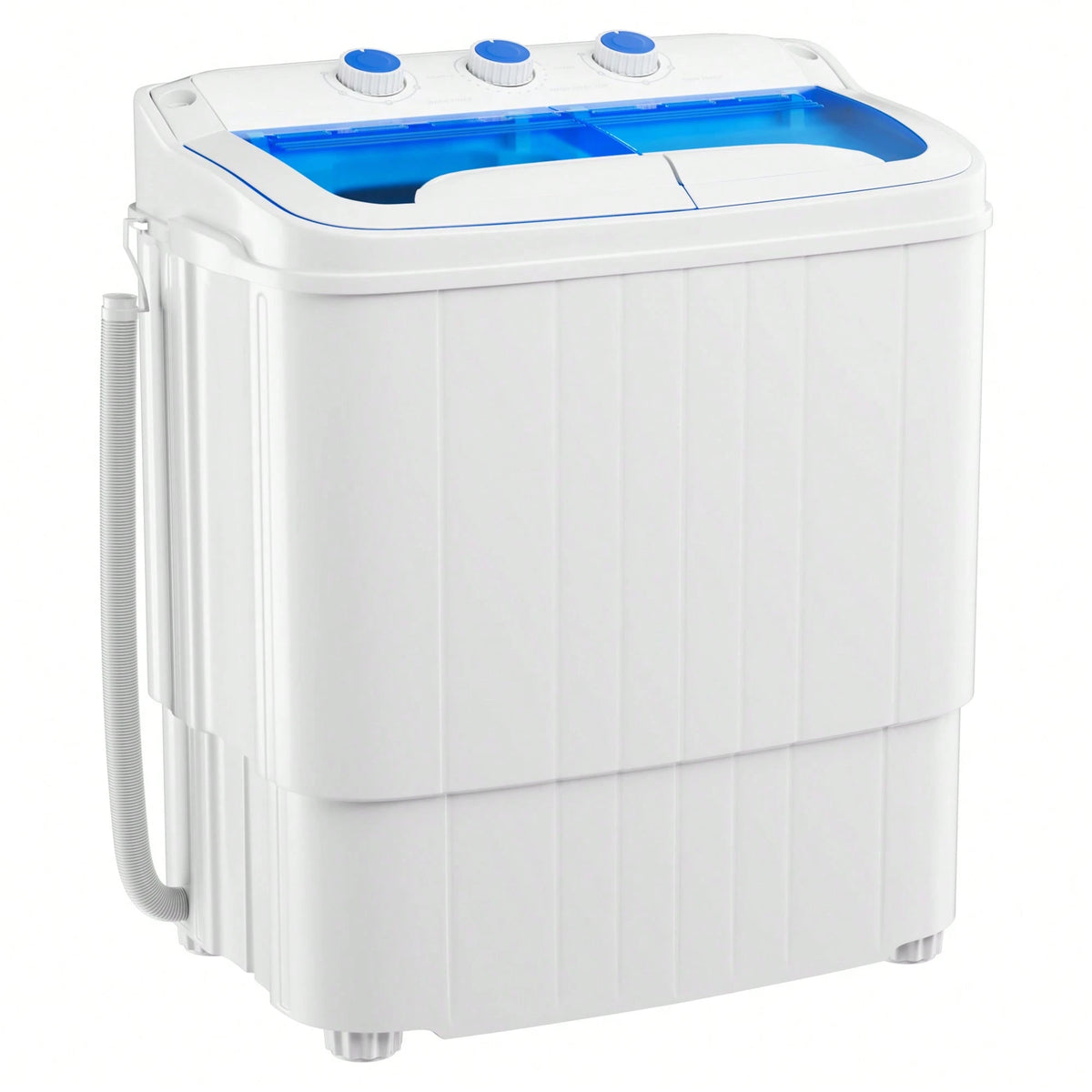 Portable Washer And Dryer, 16 Lbs Mini Small Washing Machine Combo With Spin Dryer, Compact Twin Tub Laundry Washer Machine