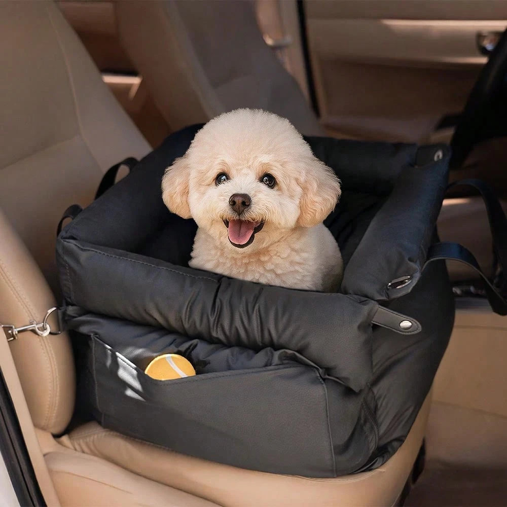 Portable Waterproof Dog Car Seat Washable Pet Bed Chew Resistant All Season Travel Carrier For Medium Dogs